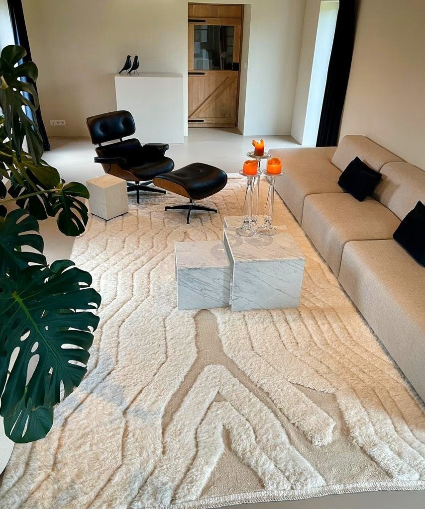 Tapis berbère moderne XXL 420 x 240 cm, 200 cm ou plus, 200 cm ou plus, Enlèvement, Utilisé