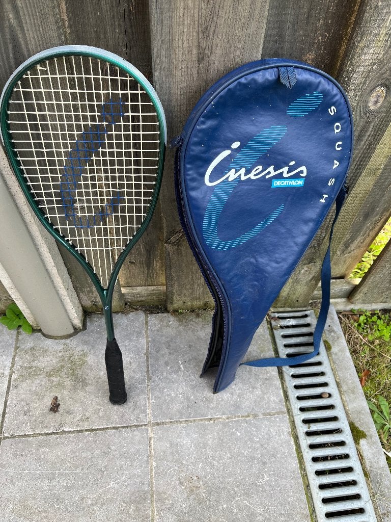 Raquette de squash, Enlèvement ou Envoi, Utilisé, Raquette, Avec housse