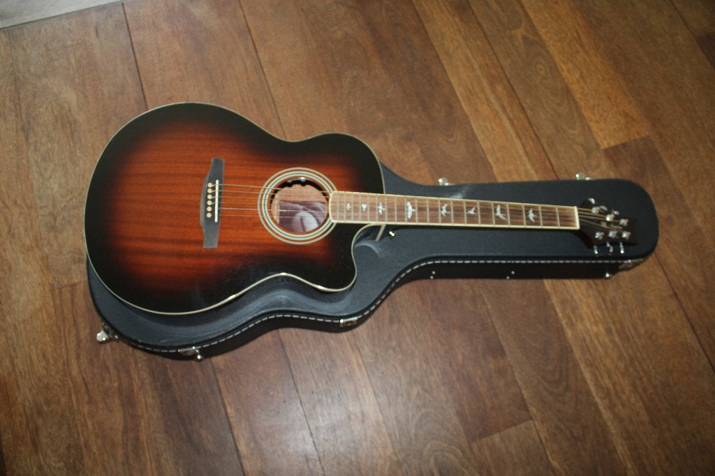 semi akoestische gitaar PRS SE Angelus F00563 + KOFFER, Musique & Instruments, Instruments à corde | Guitares | Acoustiques, Enlèvement