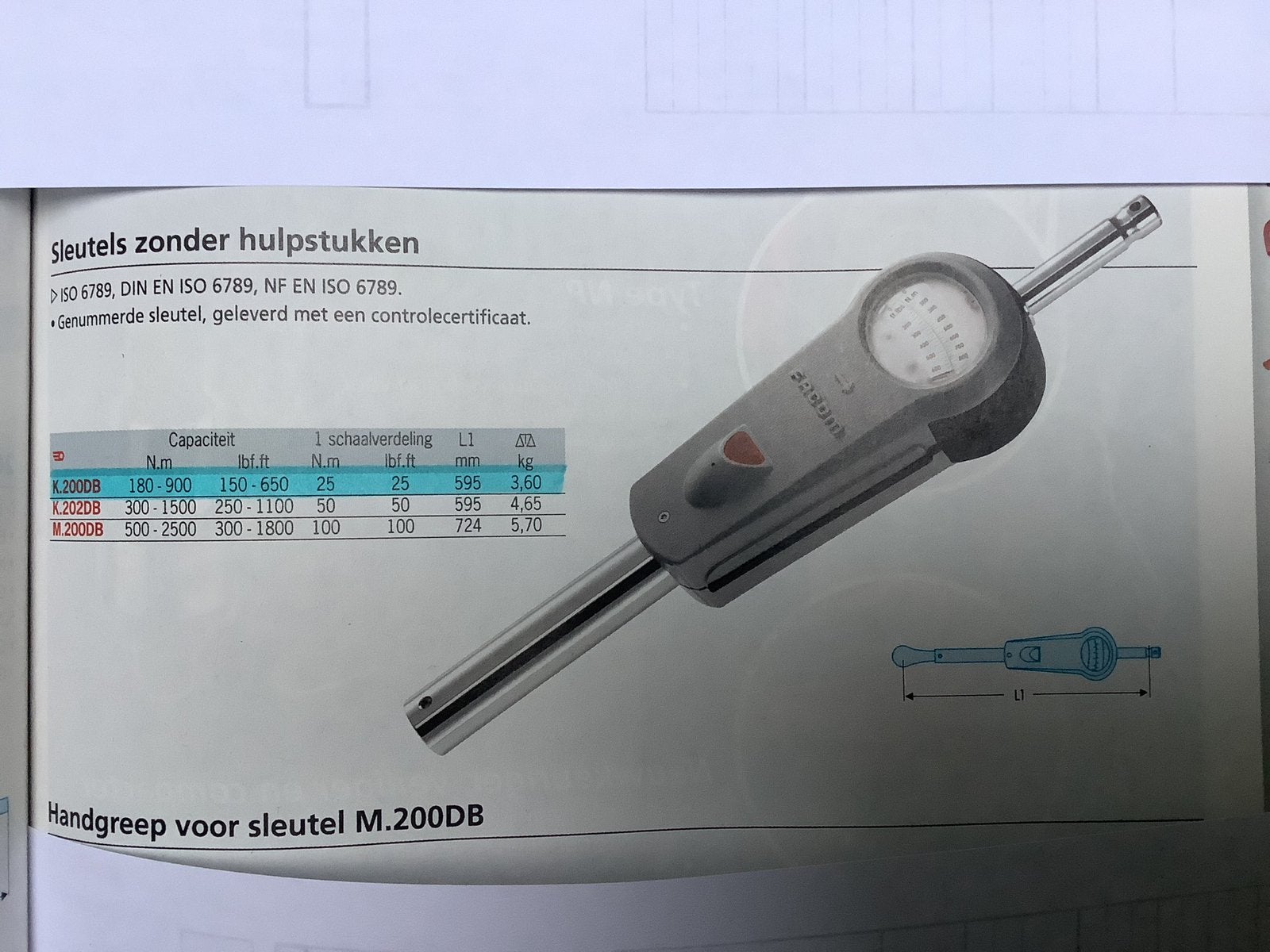 Facom k200.db, Auto diversen, Ophalen of Verzenden, Nieuw