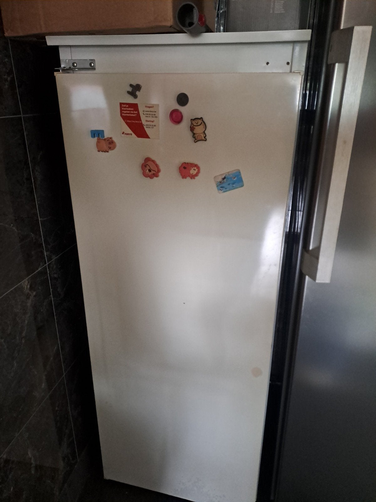 inbouw frigo, Enlèvement, Utilisé, 45 à 60 cm, 120 à 140 cm
