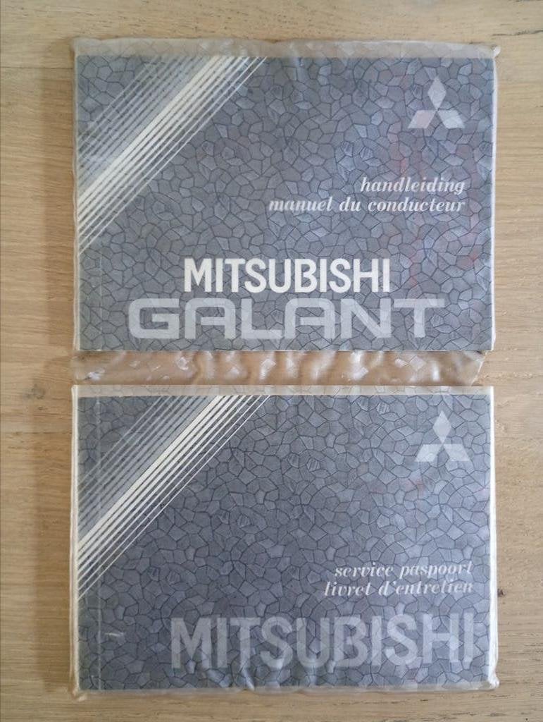 Mitsubishi Galant handleiding tweetalige F/NL 1982, Ophalen of Verzenden