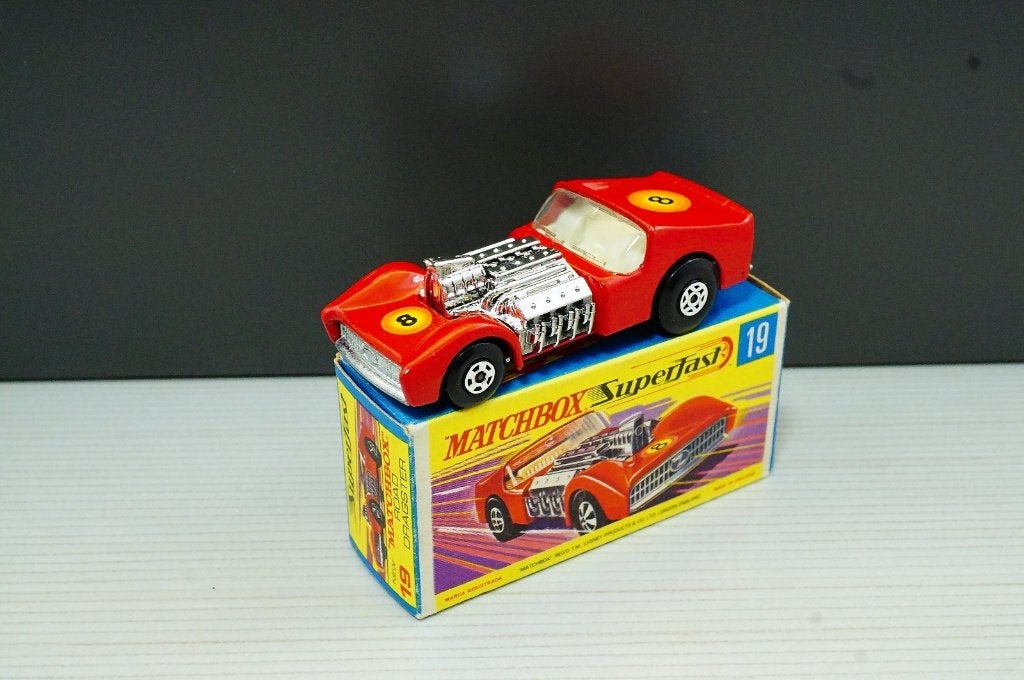 Boîte Matchbox 19th Road Dragster type « G », Enlèvement ou Envoi, Comme neuf, Voiture