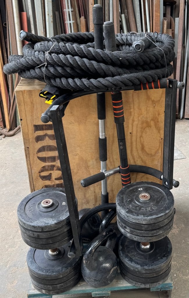 fitness materiaal, Ophalen, Battle rope