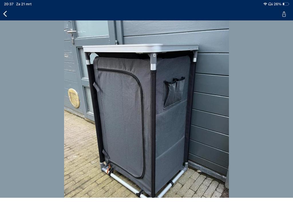 Kampeer kastje te koop, Caravans en Kamperen, Kampeermeubelen, Gebruikt, Ophalen