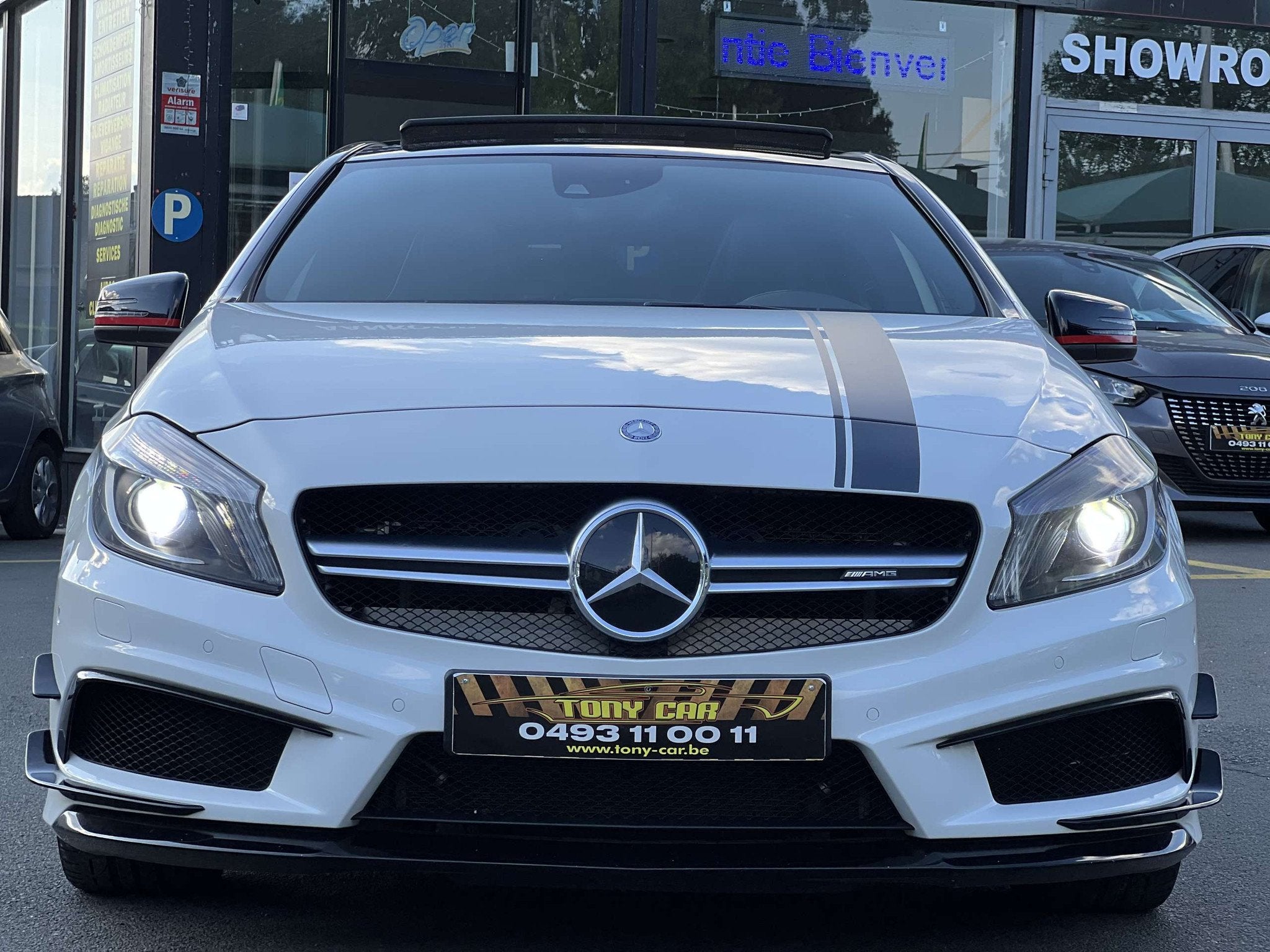 Mercedes-Benz A-Klasse 45 AMG 4-Matic*NAVI*CAMERA*PANO*LED*X, Autos, Achat, Commande vocale, Entreprise, Noir