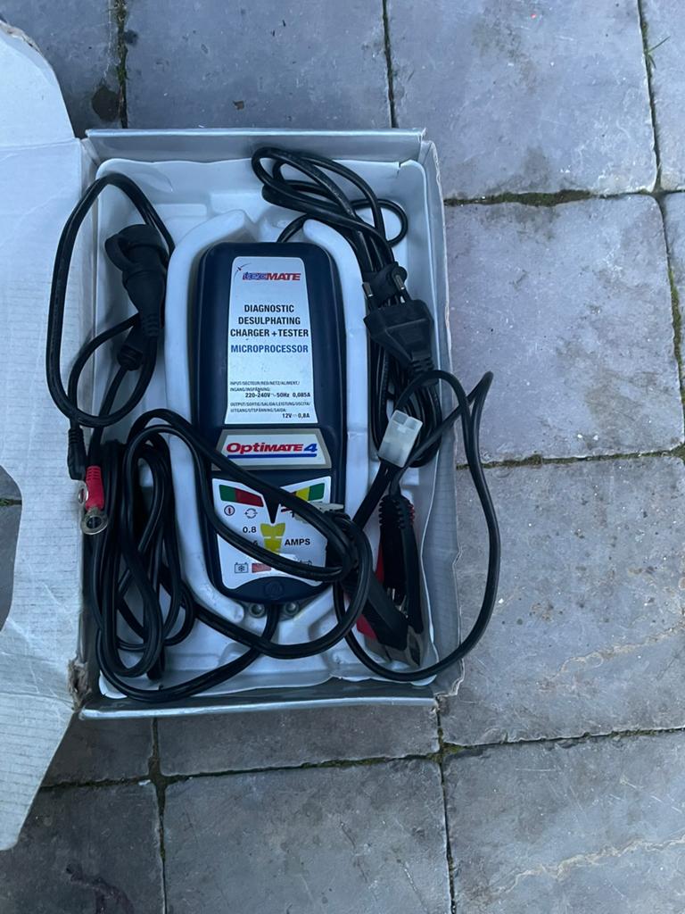 Optimate 4-oplader, Auto-onderdelen, Accu's en Toebehoren, Ophalen, Gebruikt