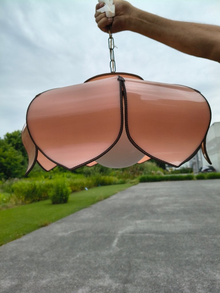 vintage lotus hanglamp, Enlèvement ou Envoi, Neuf, Synthétique