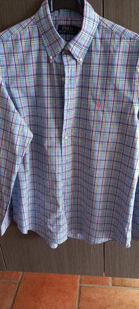 chemise à carreaux homme Ralph Lauren bleu rose  taille M, Vêtements | Hommes, Chemises, Tour de cou 39/40 (M), Enlèvement ou Envoi