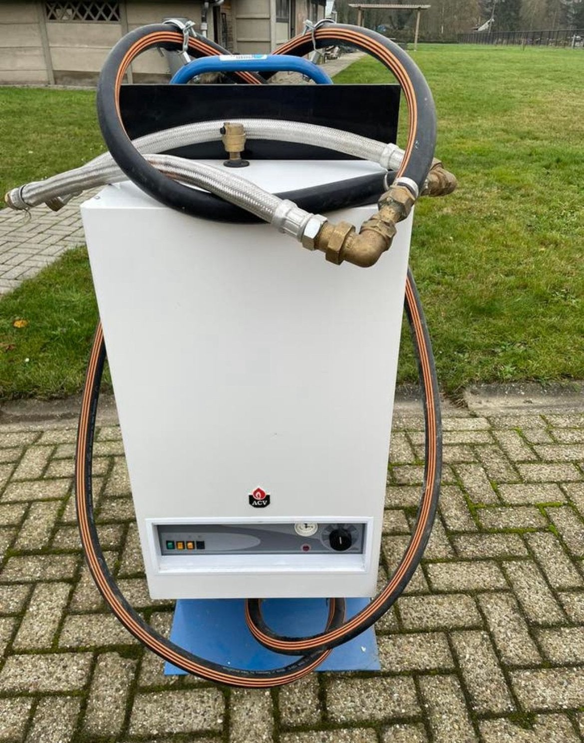Mobiele verwarmingsketel 380 volt 9kw, Doe-het-zelf en Bouw, Ophalen, Zo goed als nieuw