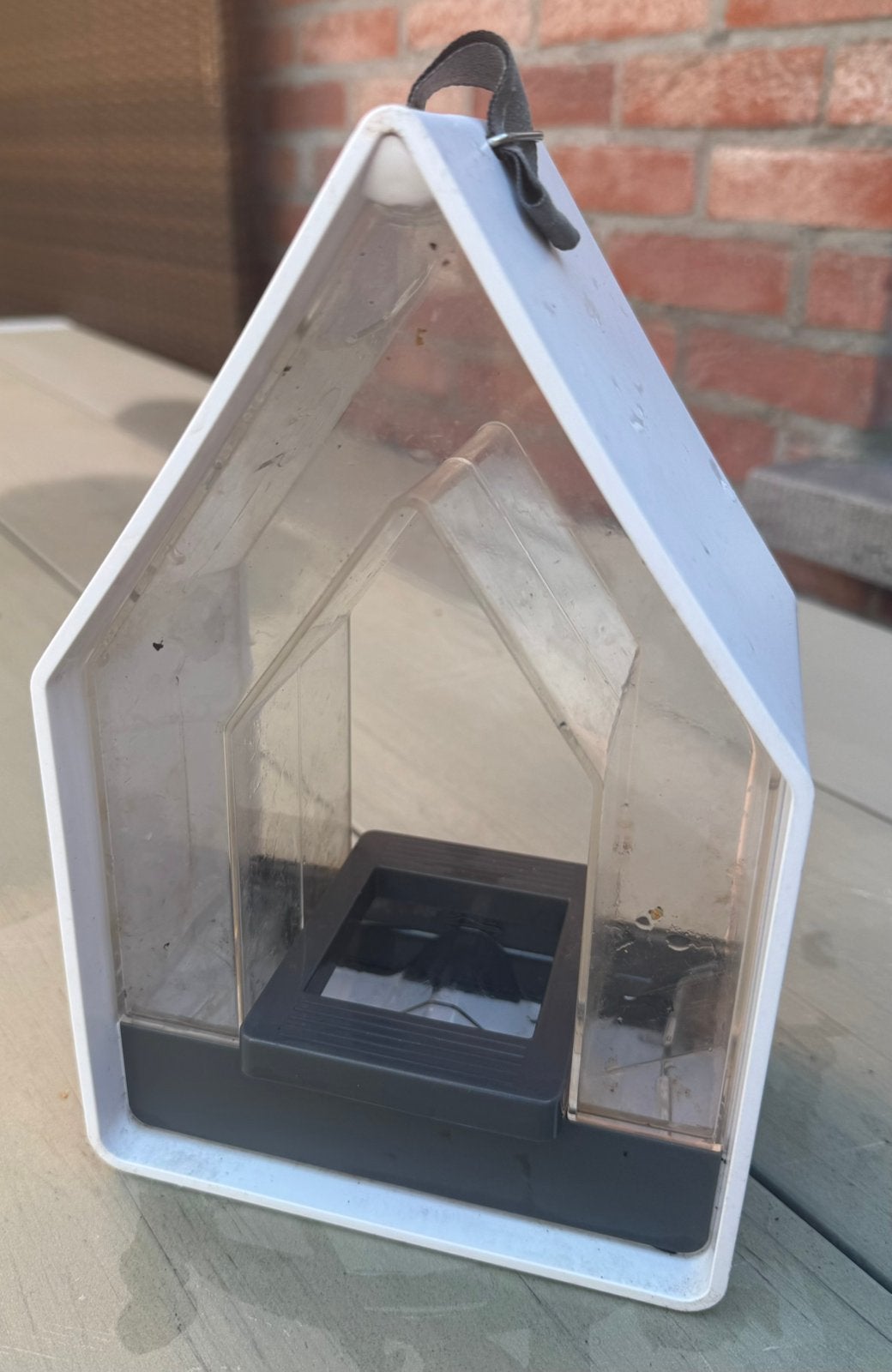 Emsa landhaus vogelvoedersilo wit-granietkleur, Ophalen, Zo goed als nieuw