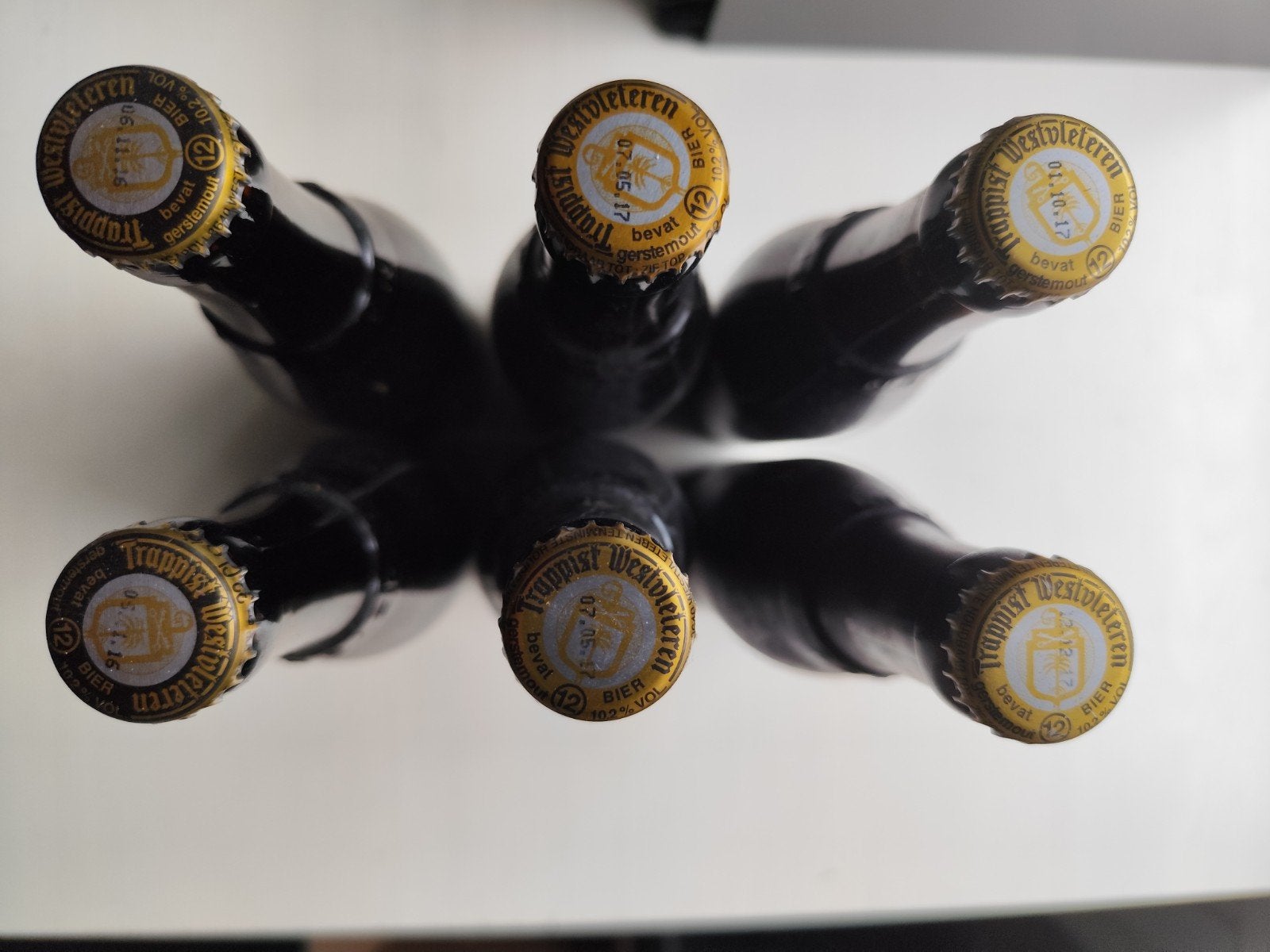 12 oude westvleteren  flesjes vol, Verzamelen, Ophalen of Verzenden, Flesje(s)