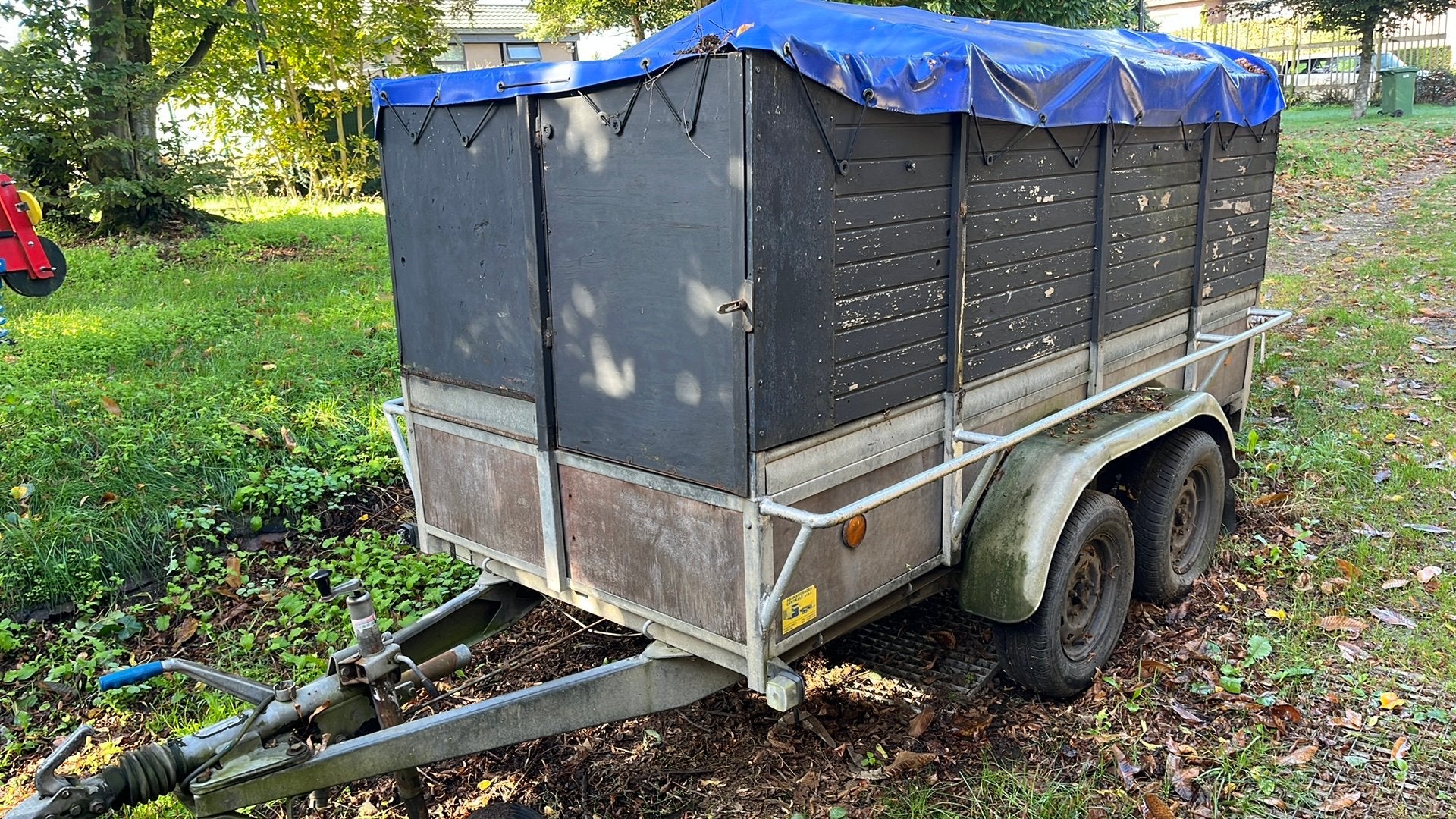 Aanhangwagen voor kleinvee ingericht  merk Hapert, Auto diversen, Ophalen, Gebruikt