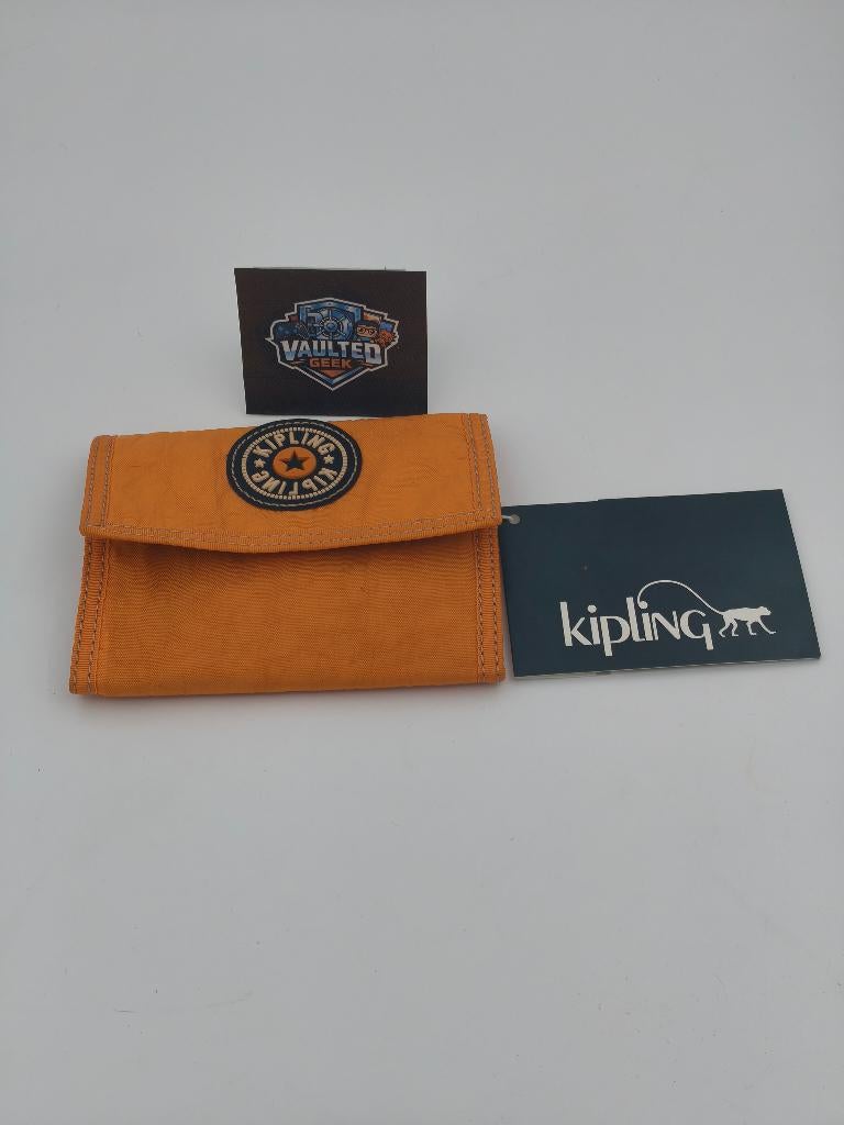 Vintage Kipling Dollar Wallet Portemonnee Oranje Nieuw, Ophalen of Verzenden, Nieuw, Oranje, Overige merken