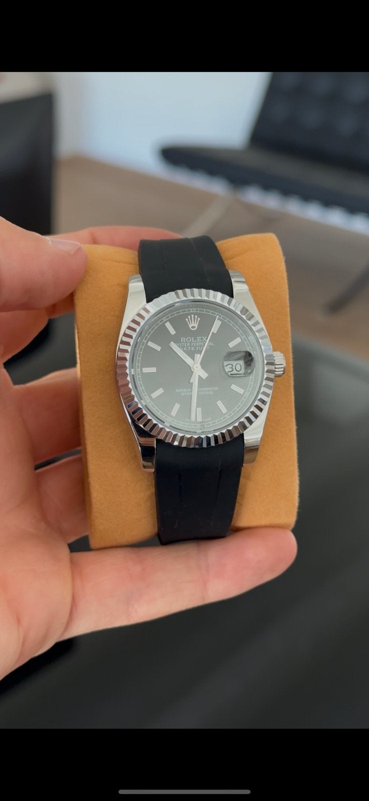 Rolex Datejust 36mm, Bijoux, Sacs & Beauté, Montres | Hommes, Enlèvement ou Envoi, Comme neuf, Rolex