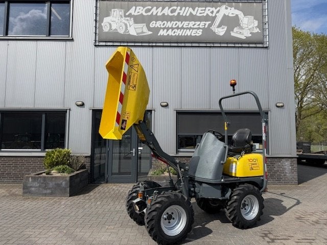 Wacker Neuson 1001 Dumper Hoogkiep Kniklader NWST, Zakelijke goederen, Machines en Bouw | Kranen en Graafmachines, Ophalen, Dumper