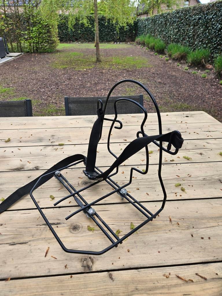 Steco bagagedrager met riem, Ophalen