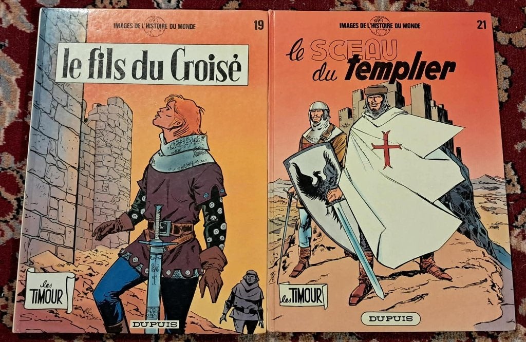 BD Les Timour - album 19 et 21, Livres, BD, Plusieurs BD, Enlèvement ou Envoi, Utilisé, Dupuis