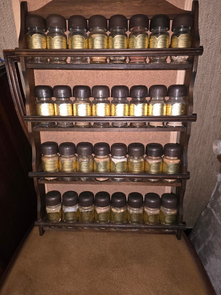 Etagère à épices (32 pots en verre), Maison & Meubles, Enlèvement, Comme neuf