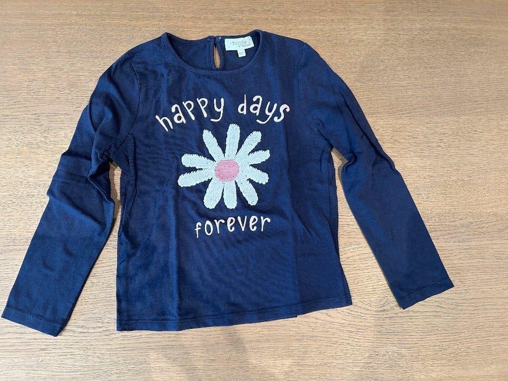 T-shirt lange mouwen meisje 122 - 7 jaar, Enfants & Bébés, Vêtements enfant | Taille 122, Enlèvement ou Envoi, Chemise ou À manches longues