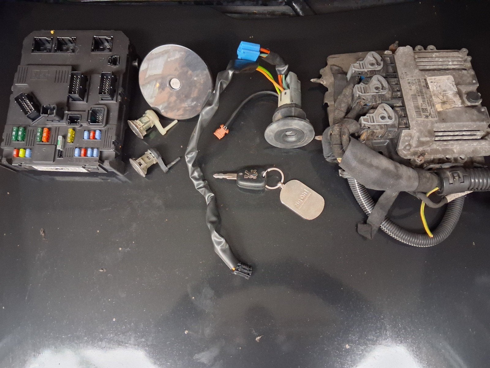 Kit de démarrage complet Peugeot 206 1.4 hdi 70ch année 2005, Enlèvement, Peugeot
