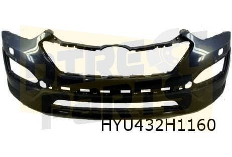 Hyundai Santa Fe (9/12-10/18) voorbumper boven (bij koplamps, -, -, Nieuw, Bumper