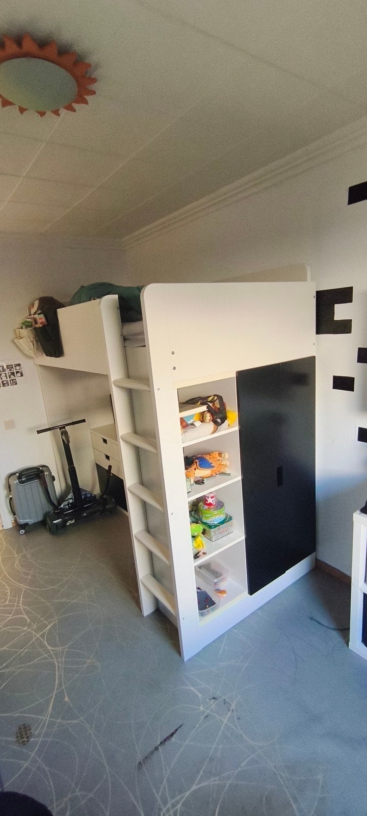 hoogslaper Ikea smastad, Kinderen en Baby's, Kinderkamer | Stapelbedden en Hoogslapers, Ophalen, Zo goed als nieuw, Hoogslaper