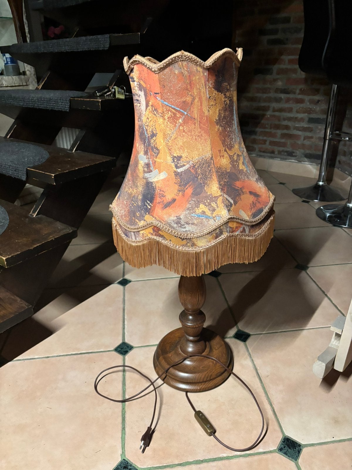 Vintage lamp antiek, Antiek en Kunst, Ophalen