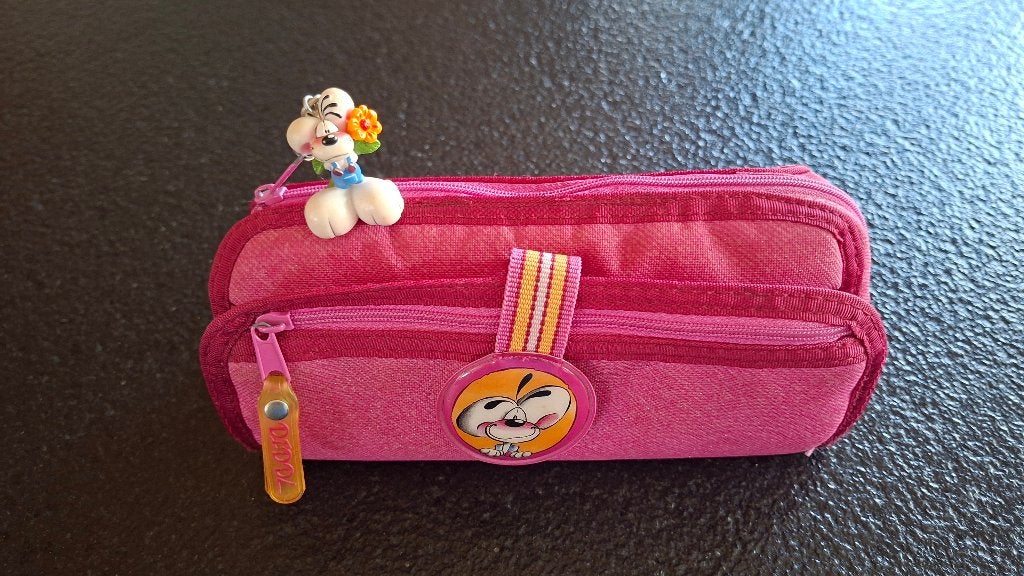 Vintage Diddl Pennenzak / Etui - Roze - Retro / Nostalgie., Verzamelen, Diddl, Ophalen, Diddl, Zo goed als nieuw, Overige typen