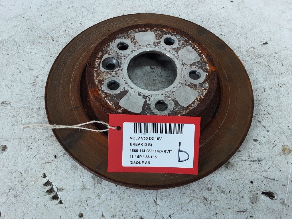 FREIN DISQUE ARRIÈRE Volvo V50 (MW) (01-2003/12-2012), Info@volvocars.com, Volvo Car Germany GmbH, Siegburger Straße 229
50679  Köln, DE