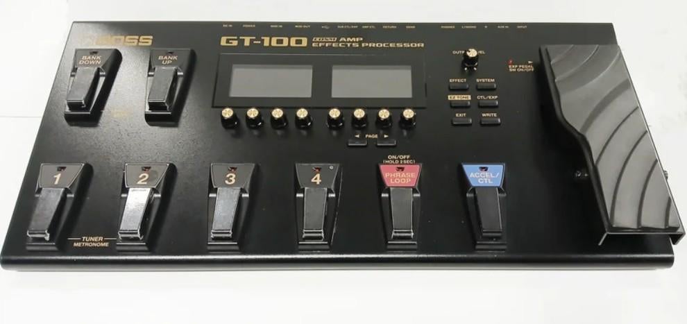 Boss GT-100 met draagtas, Musique & Instruments, Effets, Enlèvement, Chorus
