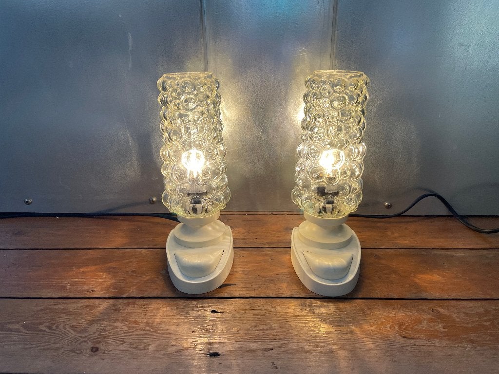 Helena Tynell 2X tafellamp vintage, Huis en Inrichting, Overige merken, Vintage, Wit, Ophalen of Verzenden