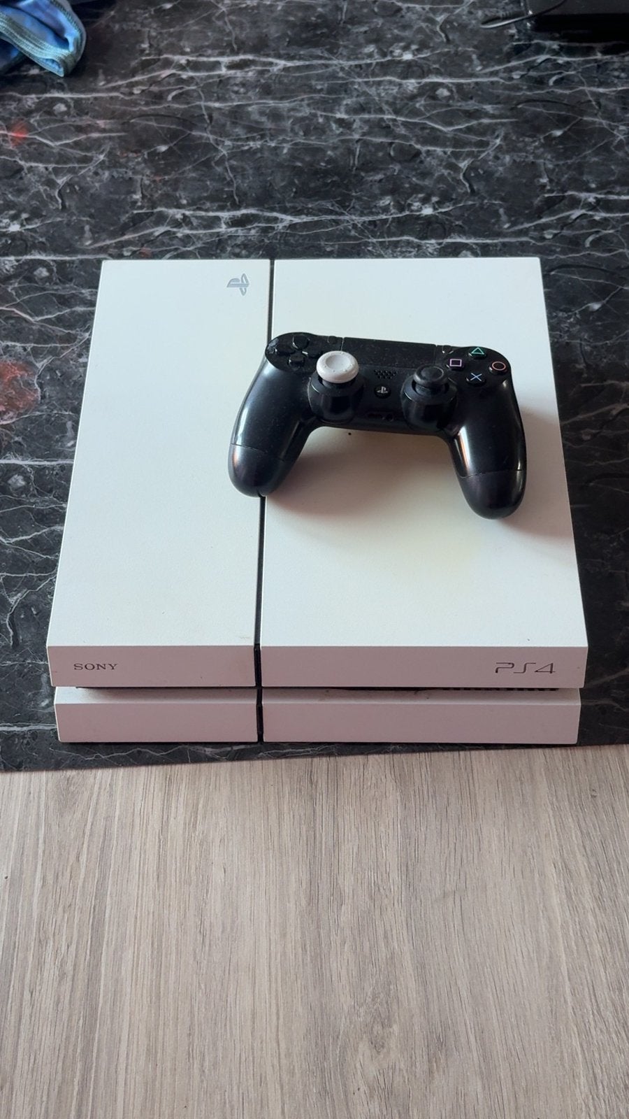 Playstation 4 (Wit,500GB), Ophalen, Zo goed als nieuw, 500 GB, Met 1 controller