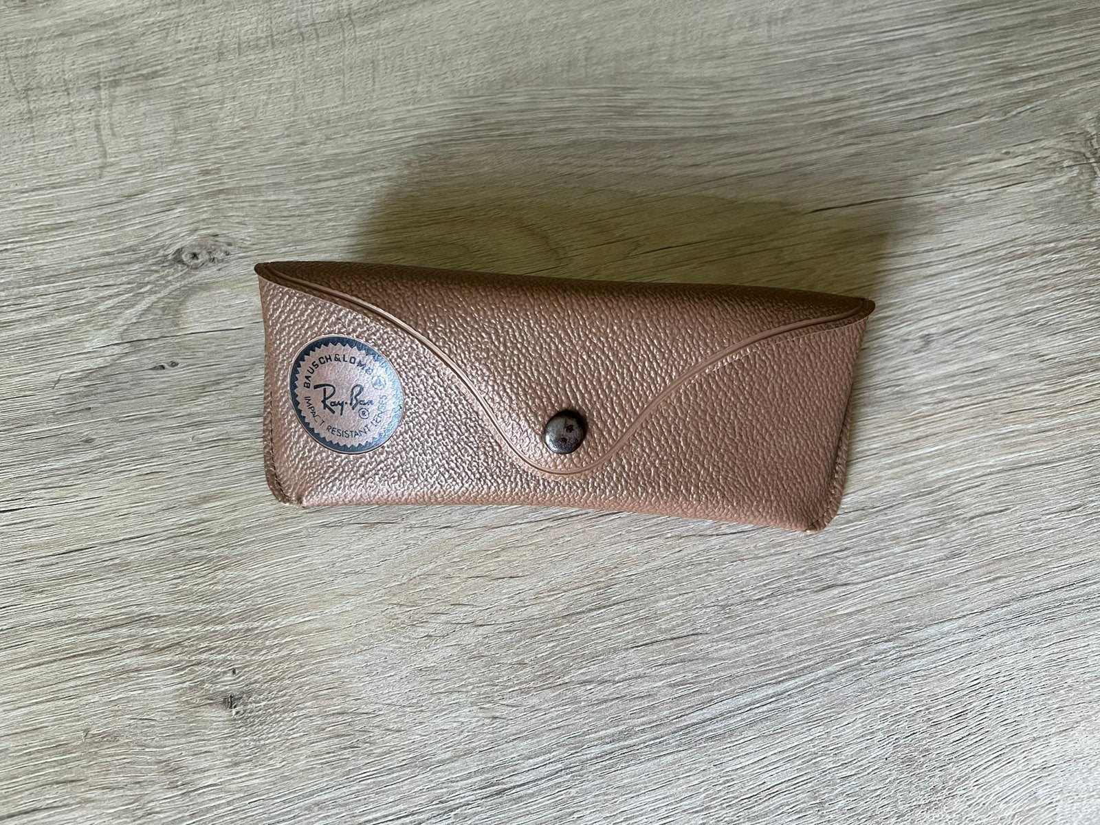 Étui lunettes vintage Ray-Ban Bausch & Lomb USA -À restaurer, Brun, Enlèvement, Utilisé, Ray-Ban