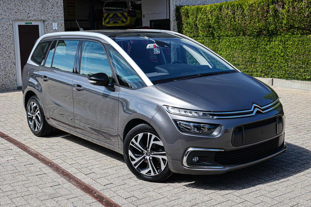 Citroën C4 Spacetourer 7-ZITPLAATSEN*ACHTERUITRIJCAMERA*NAV, Voorwielaandrijving, Stof, Gebruikt, 1199 cc