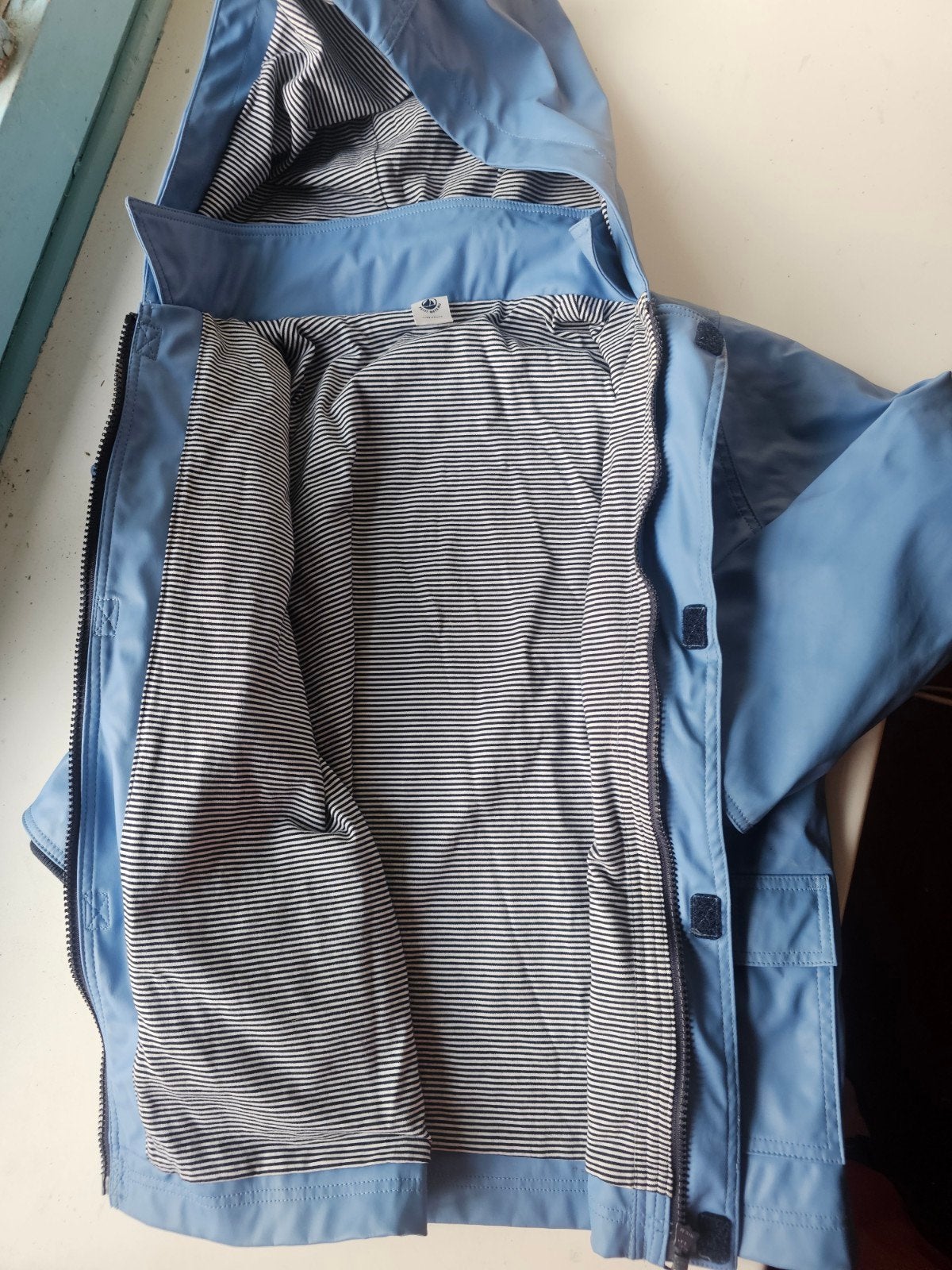 Iconische onmisbare regenjas, oliejas PETIT BATEAU 8J, Kinderen en Baby's, Kinderkleding | Maat 128, Verzenden, PETIT BATEAU, Jongen of Meisje