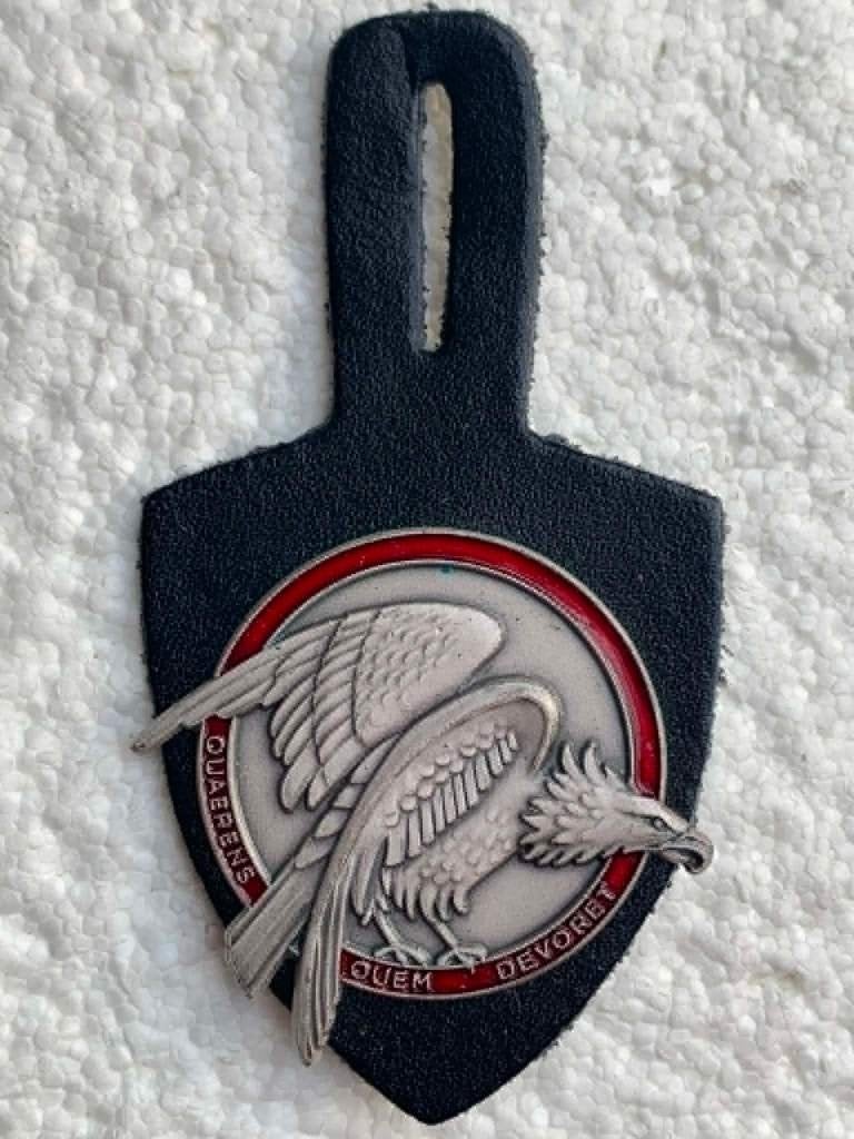 Borsthanger, De witte adelaar (Rode Cirkel) Luchtmacht, Enlèvement ou Envoi, Armée de l'air, Emblème ou Badge