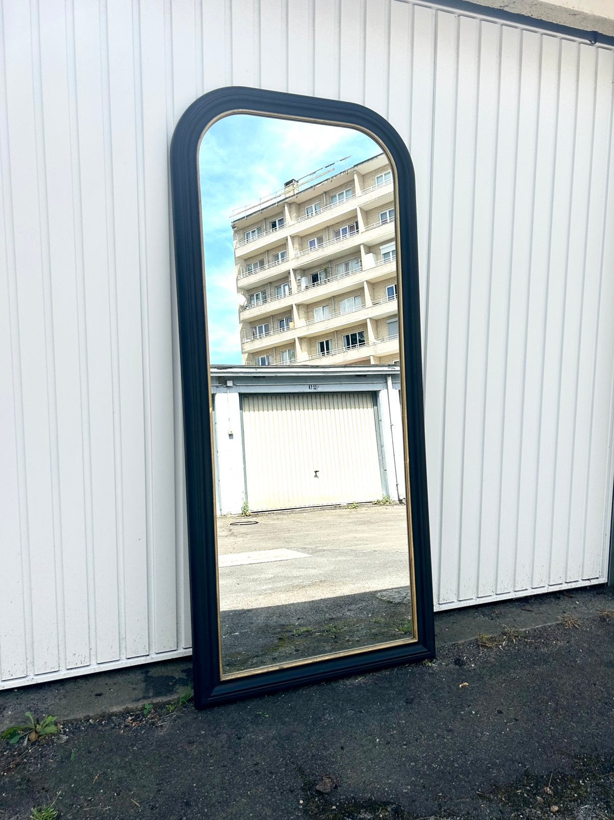 Prachtige grote houten spiegel van IKEA 170 x 73 cm, Huis en Inrichting, Woonaccessoires | Spiegels, Ophalen