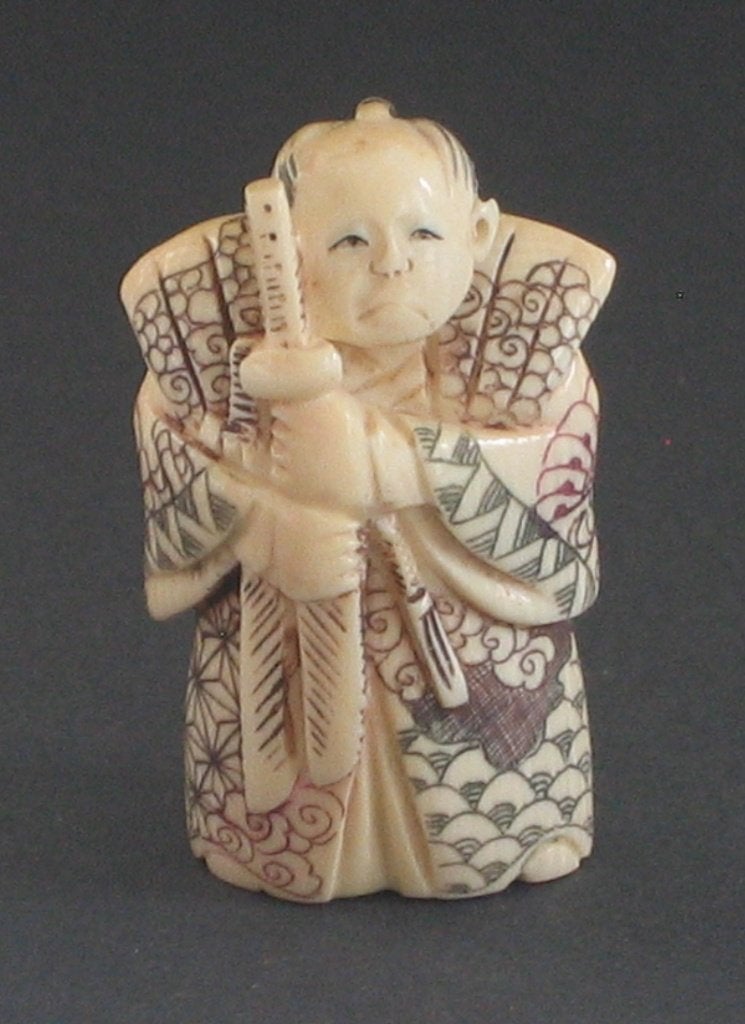 Antiquités japonaises Netsuke en parfait état et signées., Antiquités & Art, Art | Art non-occidental, Japon, Autres matériaux