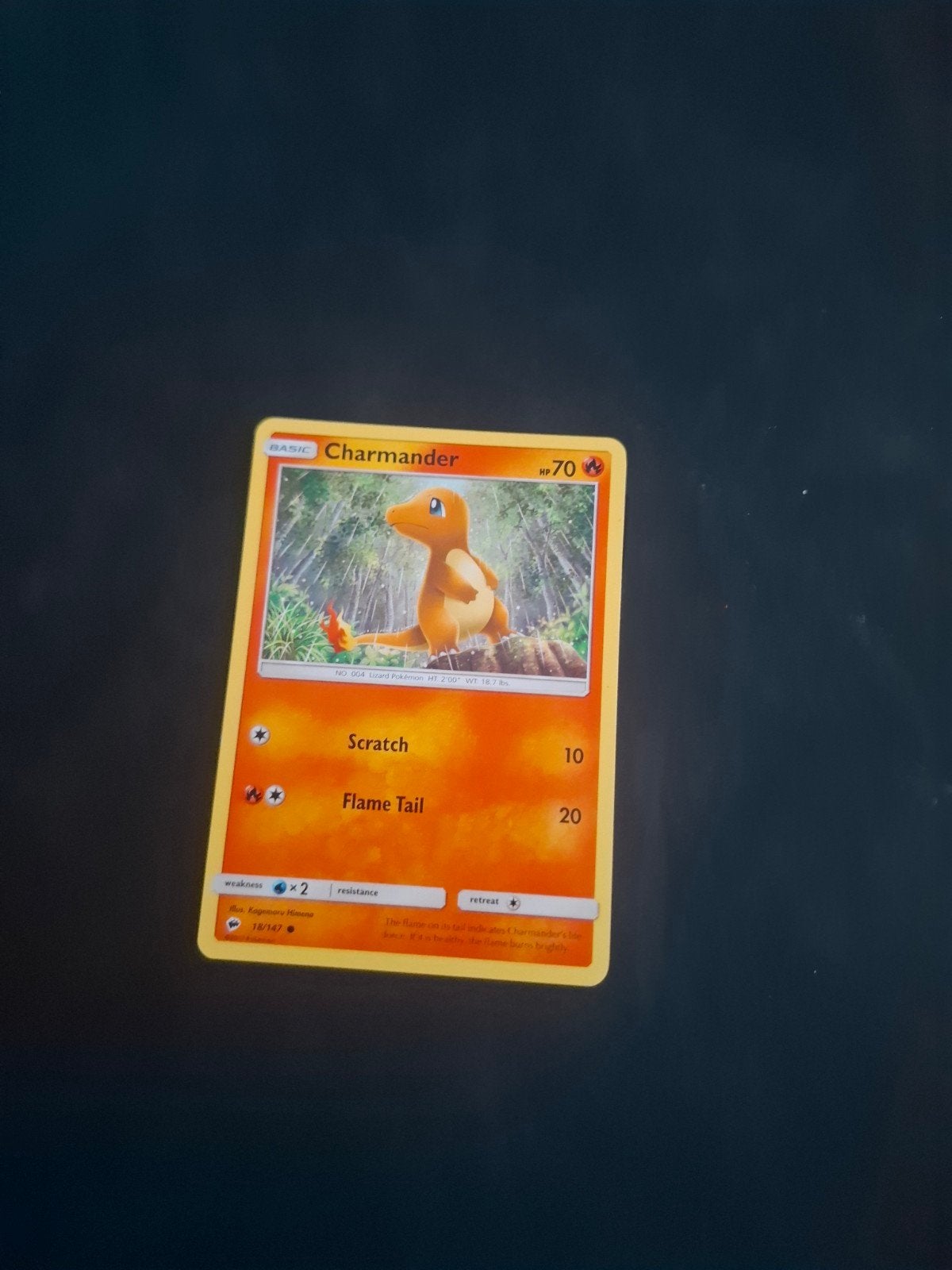 Pokémon Map Charmander 18/147 - Comme neuf, Enlèvement ou Envoi