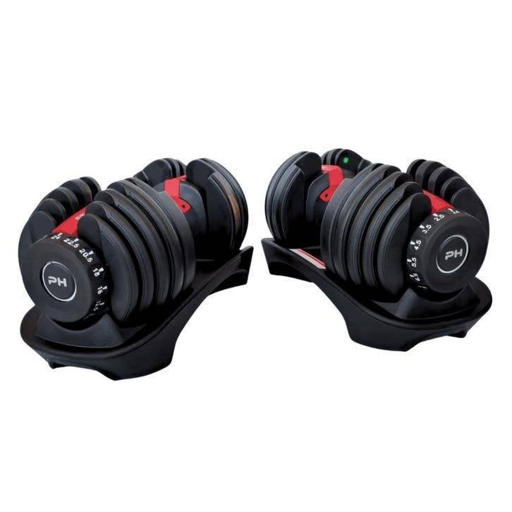 REFURBISHED DEAL PH Fitness Verstelbare Dumbbells 24KG, Ophalen of Verzenden, Gebruikt, Armen, Dumbbell