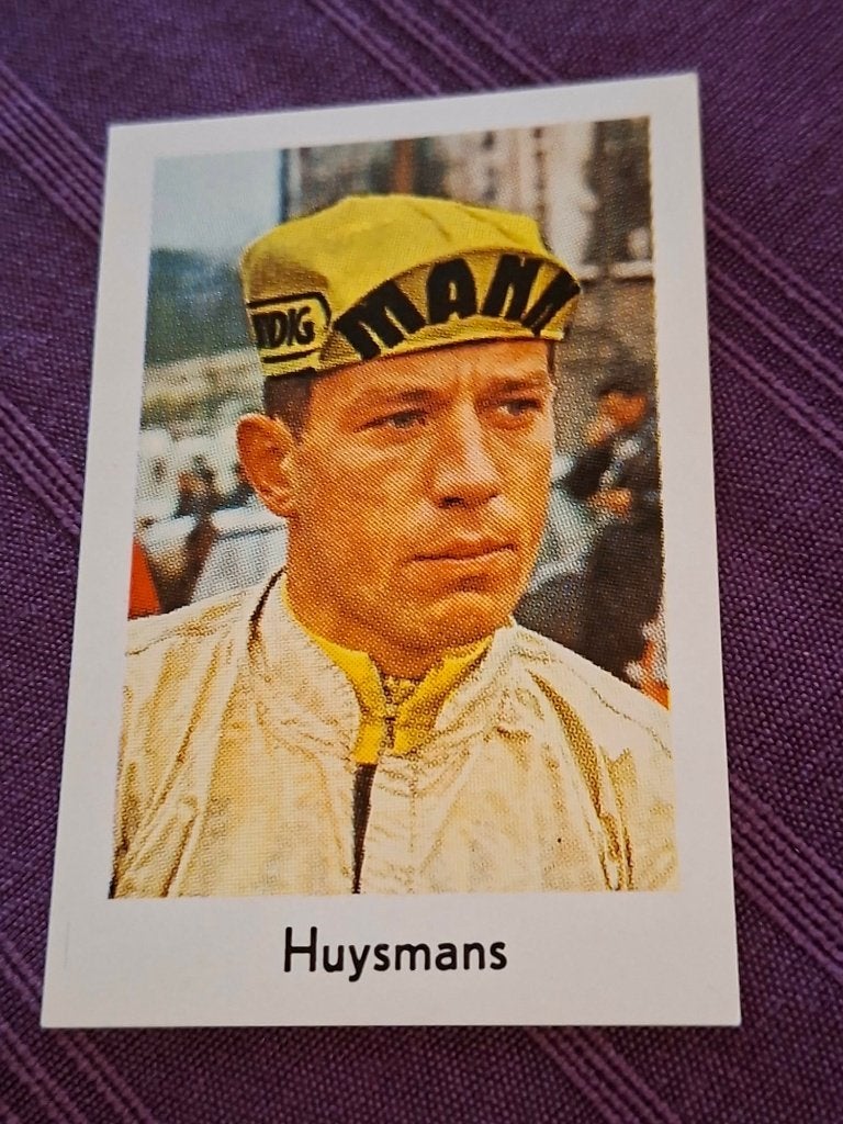 Prentje/Chromo : Jos Huysmans / Mann-Grundig, Collections, Enlèvement ou Envoi, Comme neuf, Affiche, Image ou Autocollant
