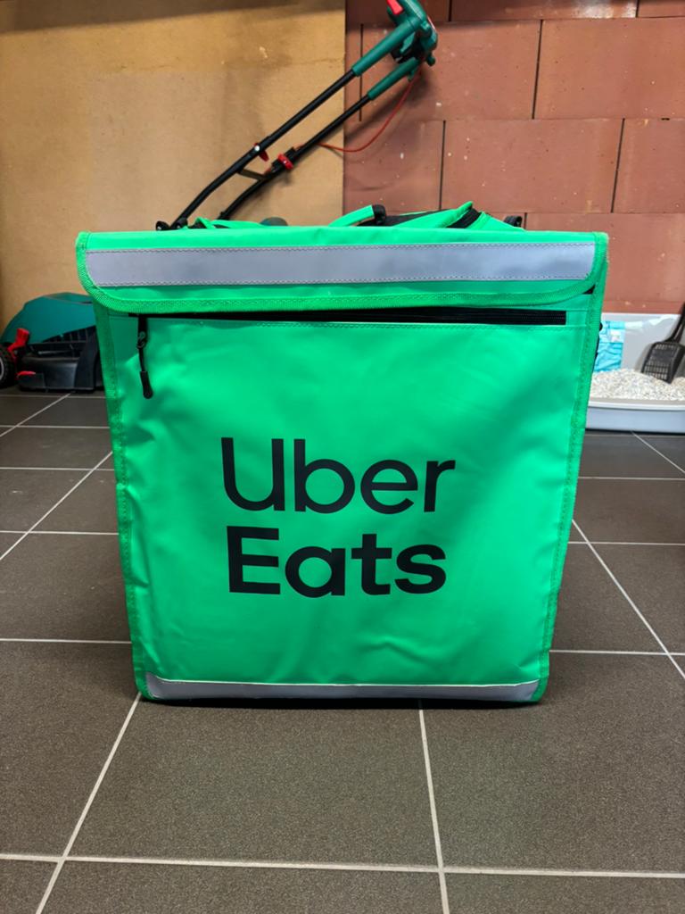 Uber eats levertas, Handtassen en Accessoires, Tassen | Schoudertassen, Ophalen, Nieuw, Groen, Overige merken