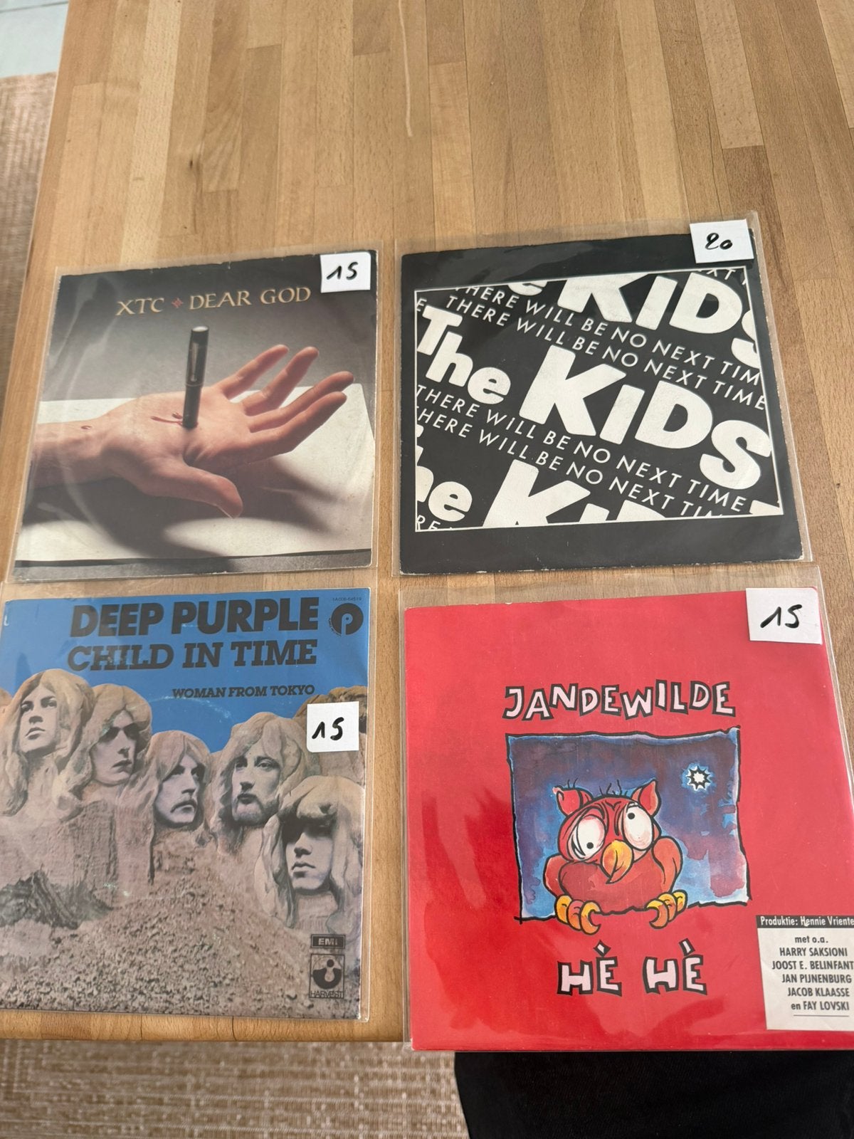 Geprijsde vinylsingles, Ophalen, Zo goed als nieuw
