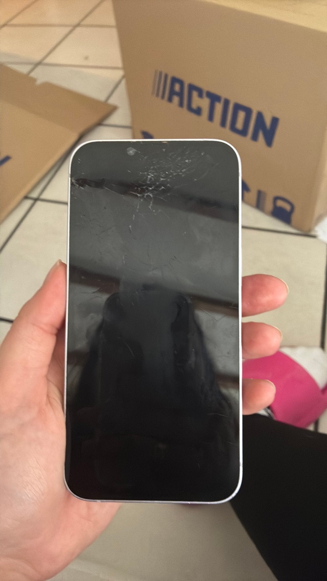 Apple iPhone 14 – defect, voor reparatie of onderdelen, Telecommunicatie, Gebruikt, Paars, 78 %, Ophalen of Verzenden