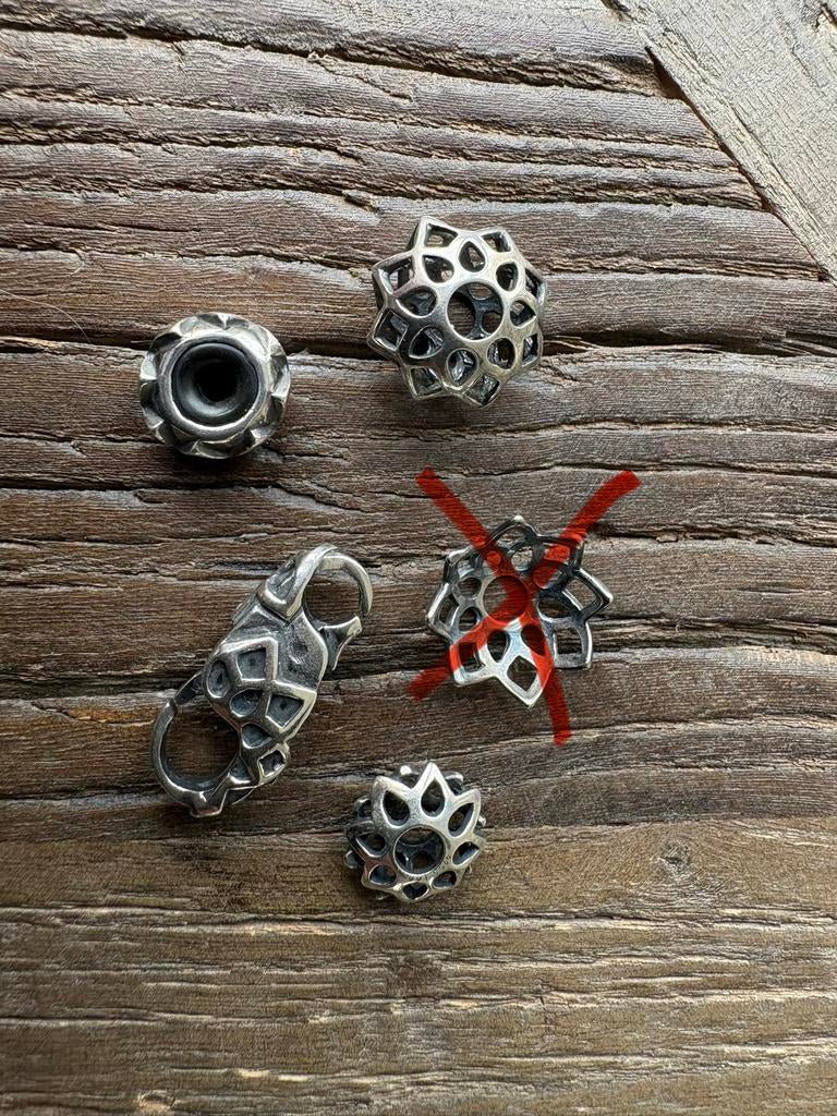Trollbeads, Handtassen en Accessoires, Nieuw, Ophalen of Verzenden, Trollbeads, 4 bedels of meer