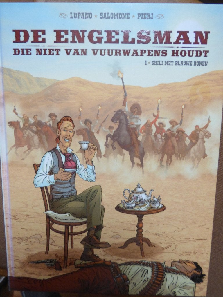 de engelsman die niet van vuurwapens houd,chili blauwe bonen, Ophalen of Verzenden