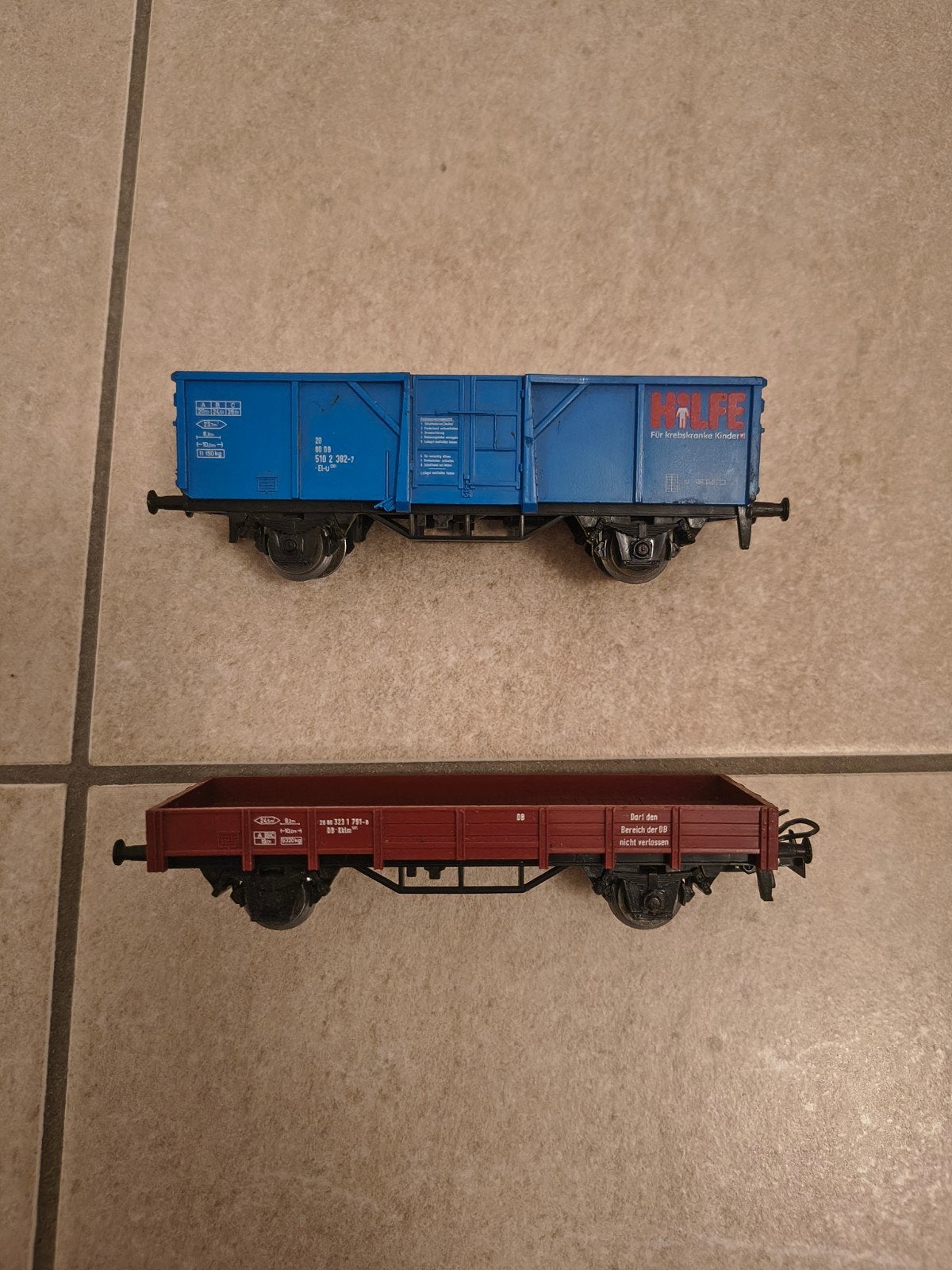 marklin deux wagons, Gelijkstroom of Wisselstroom, Wagon, Ophalen of Verzenden, Zo goed als nieuw