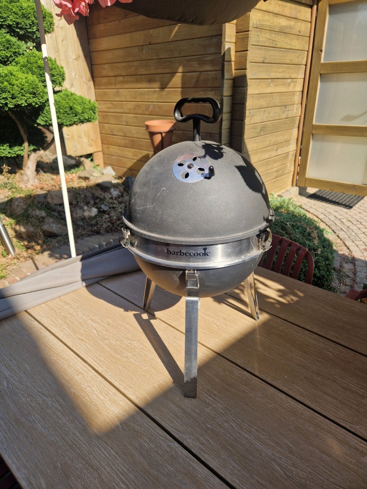 Nieuwe tafelbarbecue op houtskool, Tuin en Terras, Houtskoolbarbecues, Ophalen, Nieuw, Barbecook