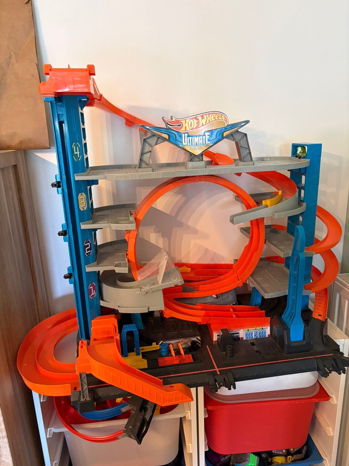 Hot wheels ultimate garage, Kinderen en Baby's, Speelgoed | Racebanen, Ophalen, Gebruikt, Racebaan, Hot Wheels